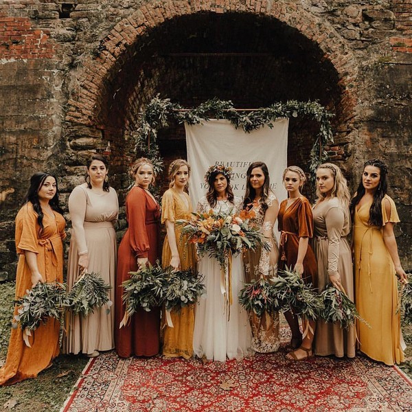 20 Bohemian Bridesmaid Dresses For 2021 My Deer Flowers 5313