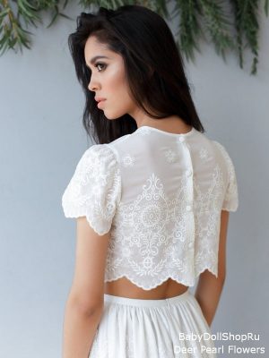 Vintage Boho Lace Wedding Dress Top and skirt SS16