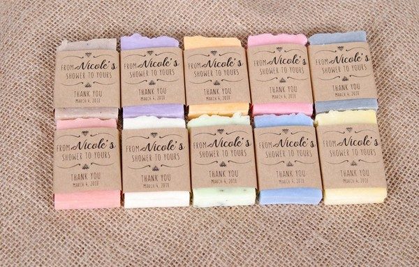 personalized favors Shower favors Wedding soap1