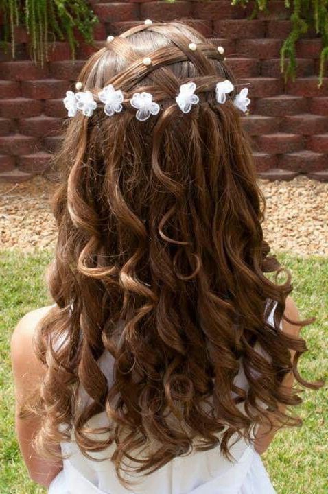 38 Super Cute Little Girl Hairstyles for Wedding | My Deer Flowers