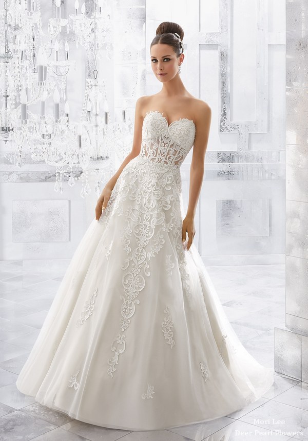 Blu Wedding Dresses 5561-1-2 from MoriLee