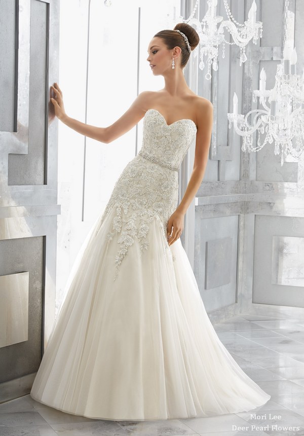 Blu Wedding Dresses 5566-1-2 from MoriLee