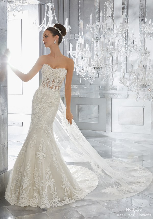 Blu Wedding Dresses 5572-1-2 from MoriLee