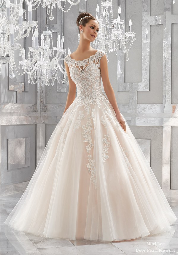 Blu Wedding Dresses 5573-1-2 from MoriLee