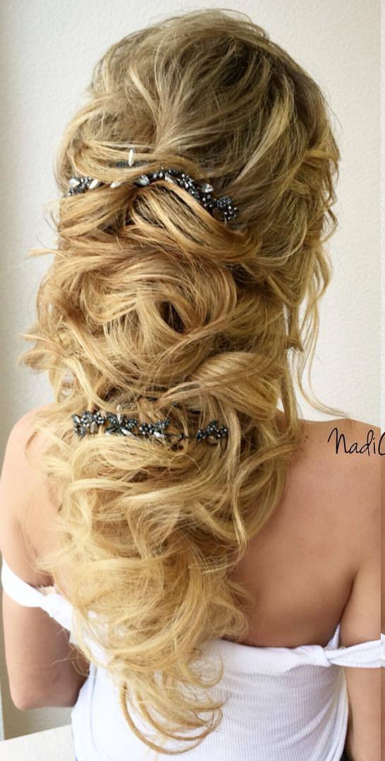 Long Wedding Hairstyles from Nadi Gerber