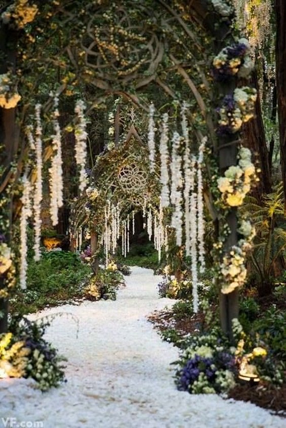 20 Creative Wedding Entrance Walkway Decor Ideas My Deer Flowers 