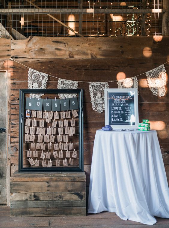 Vintage Barn Wedding Decor