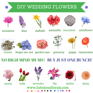 DIY Wedding Flowers By the bunch Fabulous florals ad DPF