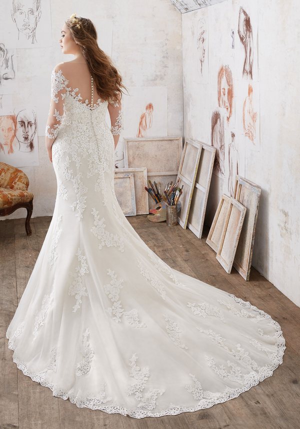 Mori Lee Plus Size Julietta Wedding Dresses 3212-4