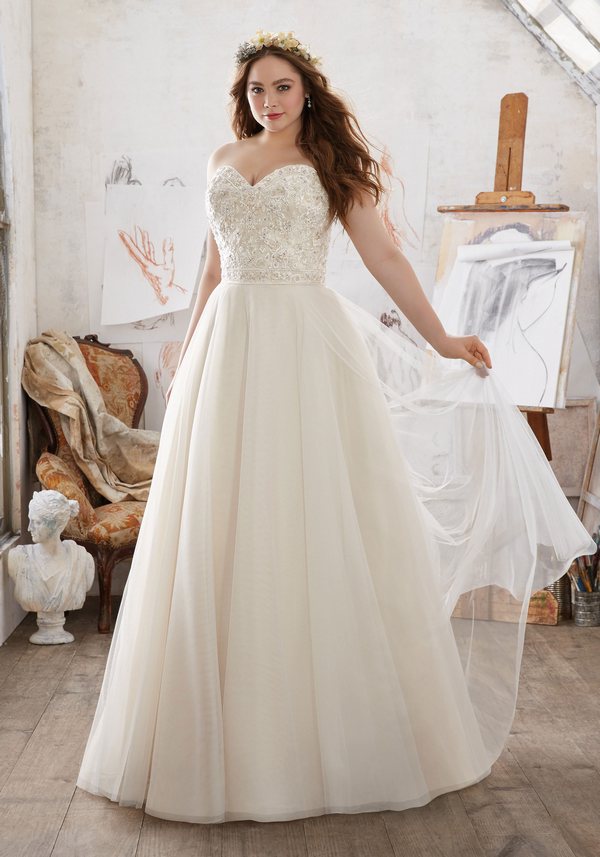 Mori Lee Plus Size Julietta Wedding Dresses 3213-1