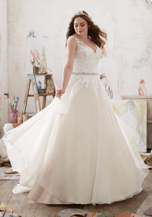 Mori Lee Plus Size Julietta Wedding Dresses 3214-2