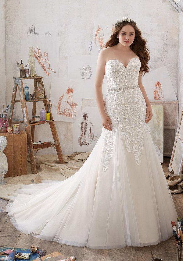 Mori Lee Plus Size Julietta Wedding Dresses 3215-1