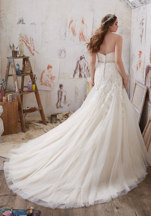 Mori Lee Plus Size Julietta Wedding Dresses 3215-4