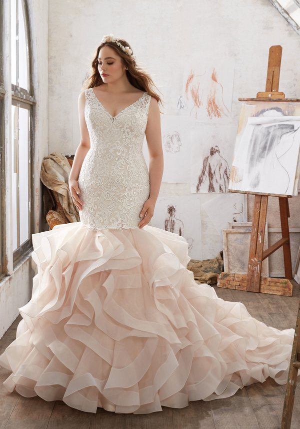 Mori Lee Plus Size Julietta Wedding Dresses 3216-1