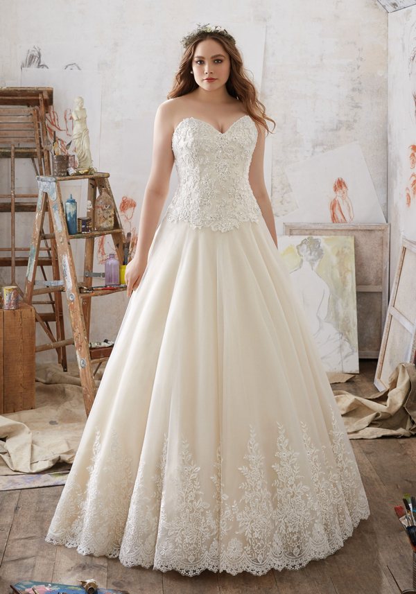 Mori Lee Plus Size Julietta Wedding Dresses 3217-1