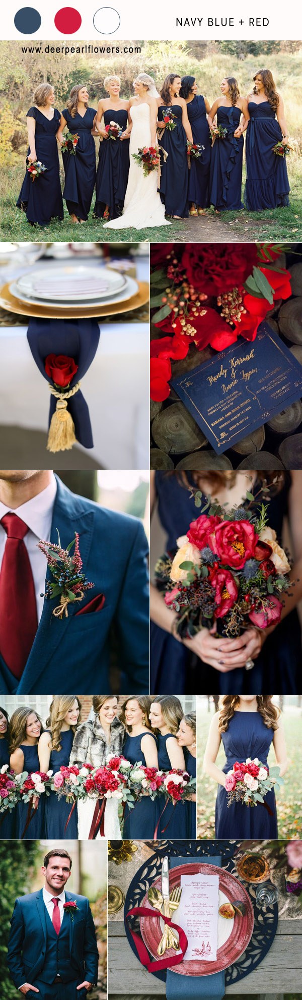 Top 10 Navy Blue Wedding Color Combo Ideas for 2020 | My ...