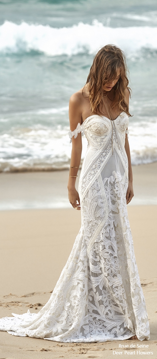 Rue de Seine Moonlight Magic Boho Wedding Dress POPPY-W-STRAPS-copy