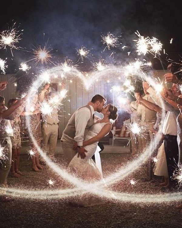 long wedding sparklers
