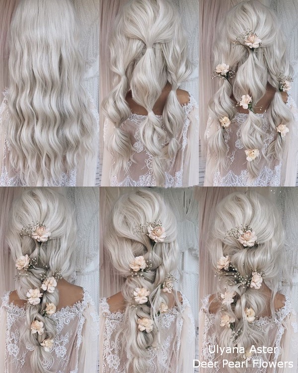 Ulyana Aster diy wedding hairstyle tutorial