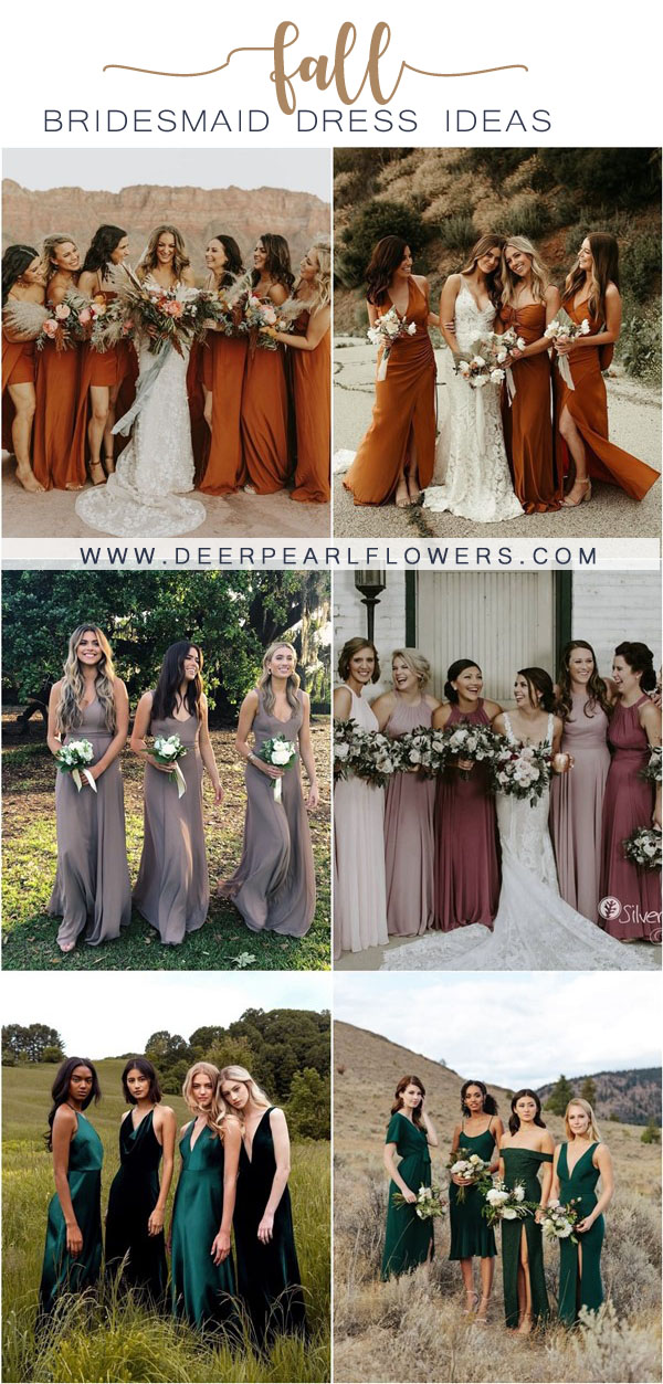 20 Bridesmaid Dress Ideas For Fall My Deer Flowers 8769