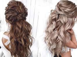 30 Half Up Half Down Wedding Hairstyles From Olga Hampshire