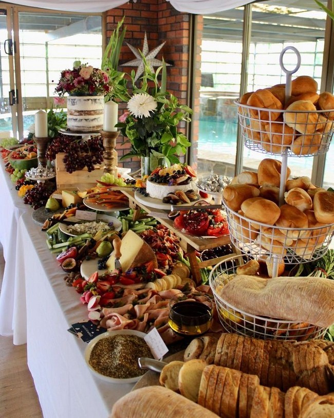 Charcuterie table food ideas for wedding #wedding #weddingfoods #weddingideas