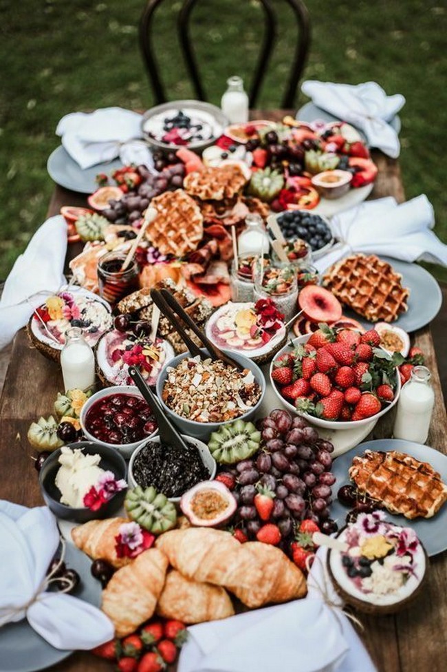 Charcuterie table food ideas for wedding #wedding #weddingfoods #weddingideas