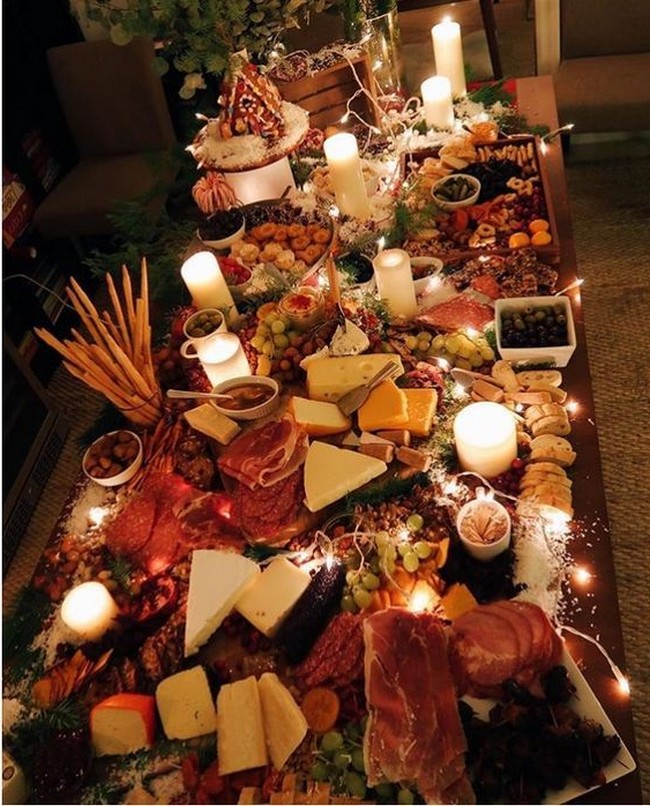 Charcuterie table food ideas for wedding #wedding #weddingfoods #weddingideas