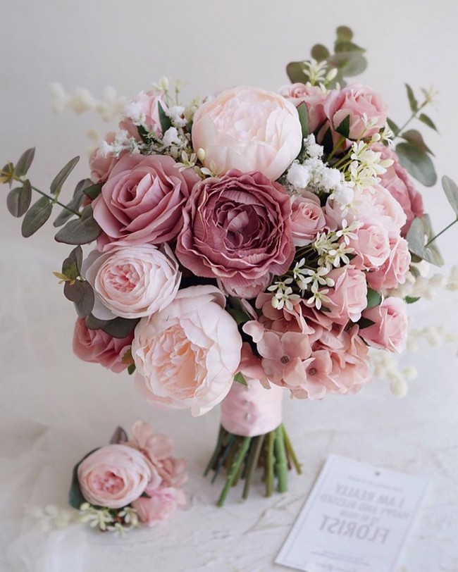 30 Budget-friendly Silk Wedding Bouquets from Lemongrass Wedding | My ...