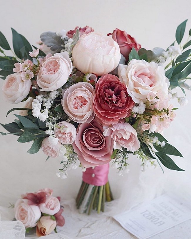 30 Budget-friendly Silk Wedding Bouquets from Lemongrass Wedding | My ...